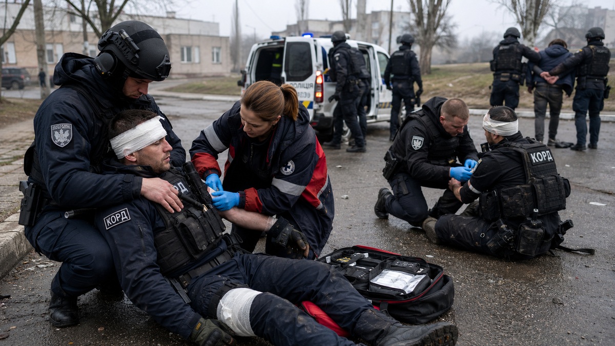 поранені поліцейські