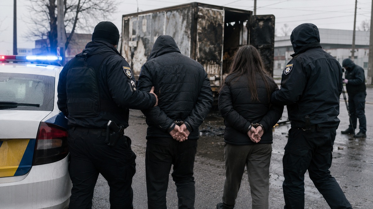 затримані за підпал