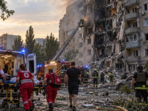 влучання у багатоповерхівку