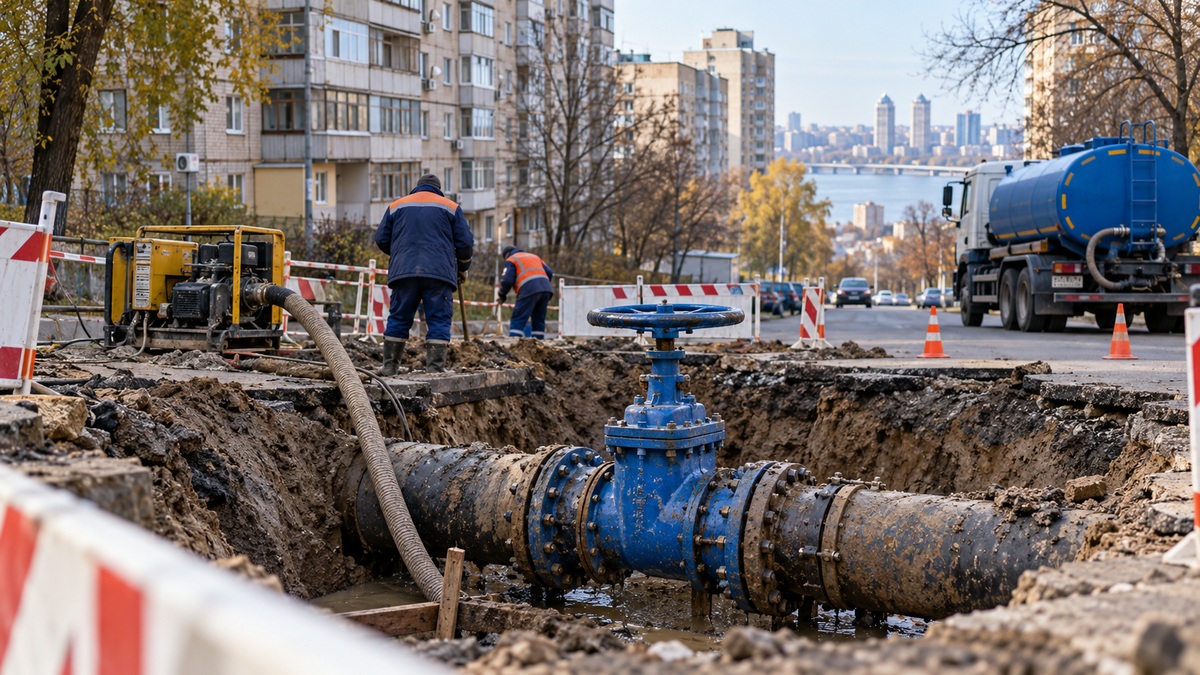 ремонт водогону у дніпрі
